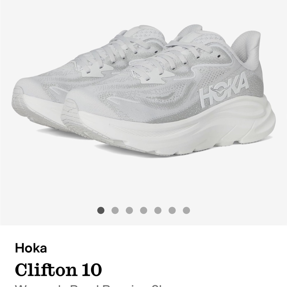 Hoka Clifton 10 Gray Sneakers